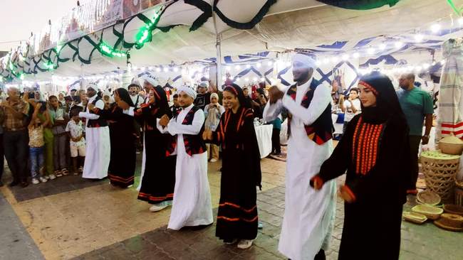 شعبية الغردقة تتألق في افتتاح معرض 