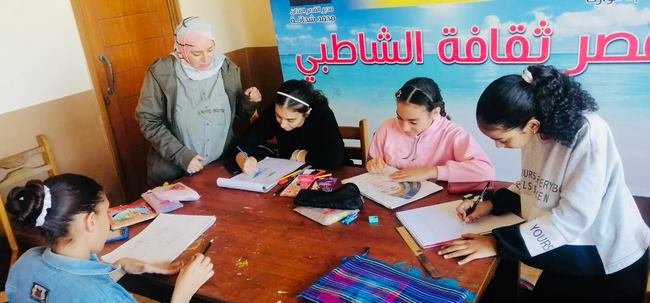 ورش فنية للأطفال بالقصور المتخصصة ضمن مبادرة 