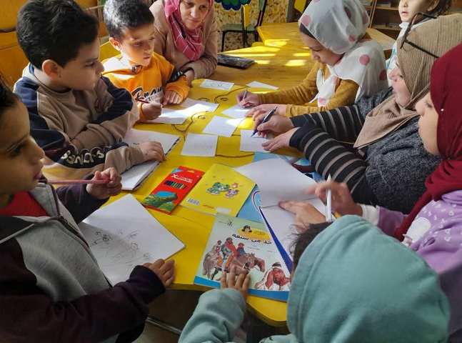 عروض فنية للأطفال احتفالا بالعام الجديد في قصور الثقافة بالفيوم