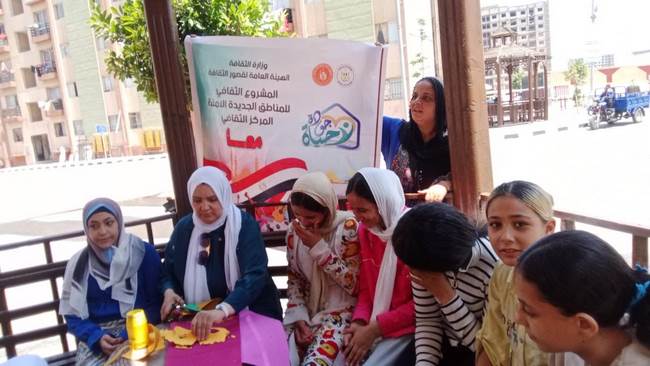 أنشطة توعوية وفنية للأطفال في مشروع 