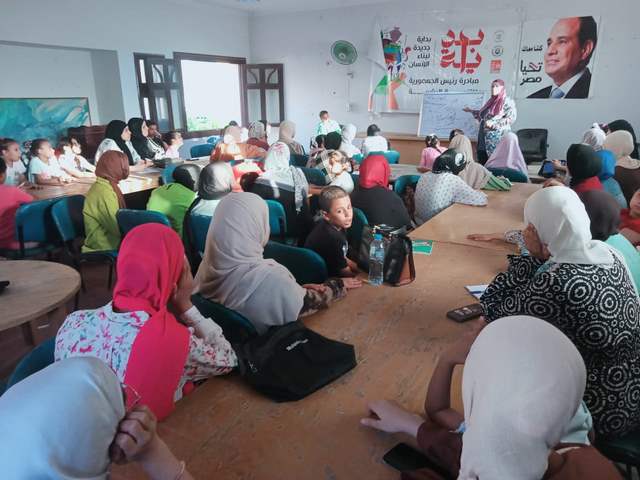 ورش لتنمية مهارات الأطفال اللغوية والفنية بقصر ثقافة ديروط