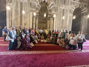 مسجدا الرفاعي والسلطان حسن في ثالث الزيارات التثقيفية لملتقى المرأة الحدودية ضمن مشروع 