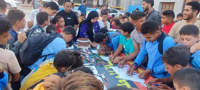 إقبال كبير في انطلاق قافلة المسرح المتنقل بقرية الجنابهة بالبحيرة 