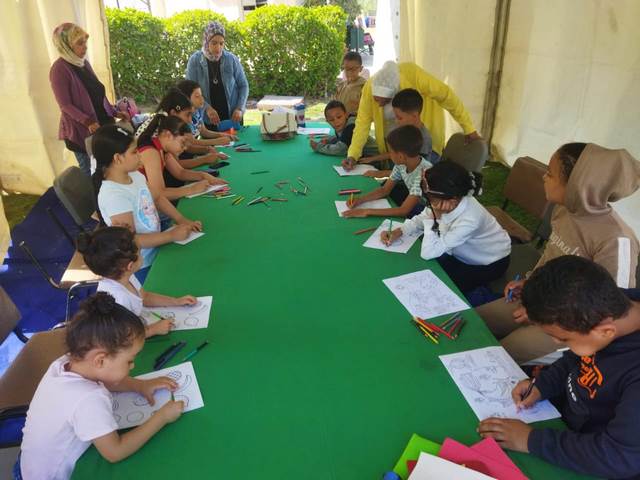 في معرض دمنهور للكتاب..  قصور الثقافة تواصل مشاركتها بالعروض الفنية للأطفال وورش تنمية المواهب