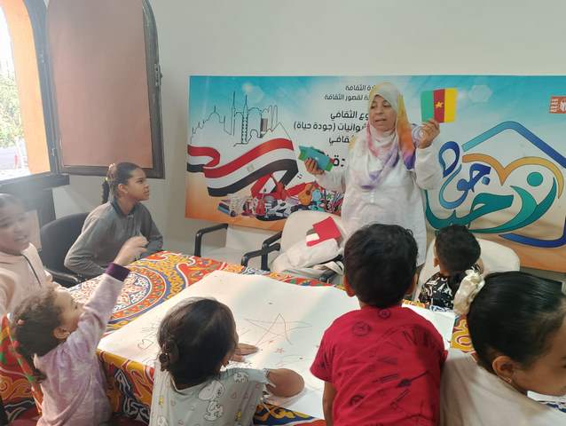 أنشطة وورش للأطفال في الخيالة وحدائق أكتوبر ومعا وروضة السيدة ضمن مشروع 