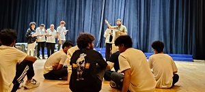 شباب الإسماعيلية يواصلون تدريباتهم المسرحية ضمن مشروع 