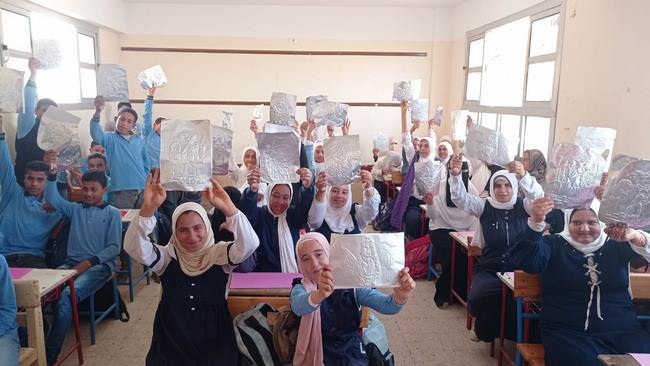 اكتشاف مواهب وعروض لذوي الهمم ضمن أنشطة القافلة الثقافية بقرية بنجر 28 بمطروح 