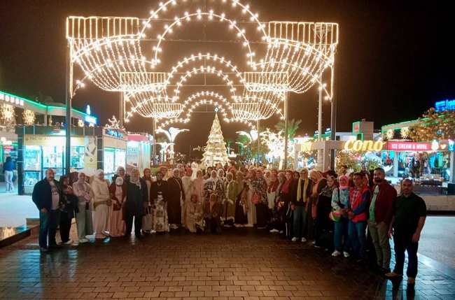 فتيات المحافظات الحدودية في زيارة ميدانية لمحمية رأس محمد ضمن مشروع 