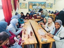 قصور الثقافة تنظم أنشطة متنوعة بكفر تصفا ضمن برنامج "مدارسنا بالألوان" 